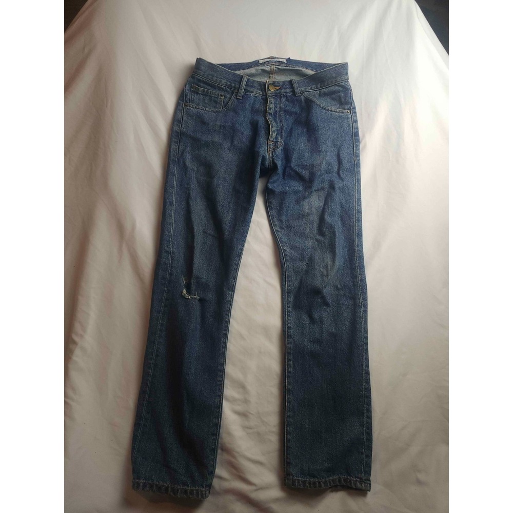 Peter Manning Straight Jeans Mens Size 30X28 Blue Denim Classic Heritage Preppy